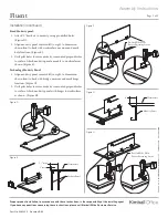 Предварительный просмотр 2 страницы Kimball Office Fluent Assembly Instructions