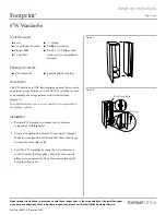 Kimball Office Footprint 6"W Wardrobe Assembly Instructions предпросмотр