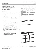 Предварительный просмотр 1 страницы Kimball Office Footprint Xsite Systems Assembly Instructions