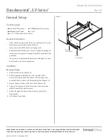 Kimball Office Fundamental LF Series Assembly Instructions предпросмотр