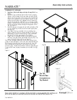 Preview for 2 page of Kimball Office NARRATE Assembly Instructions