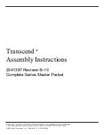 Предварительный просмотр 1 страницы Kimball Office Transcend Master Packet Complete Series Assembly Instructions Manual