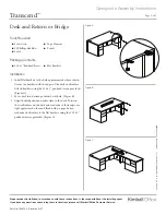 Предварительный просмотр 8 страницы Kimball Office Transcend Master Packet Complete Series Assembly Instructions Manual