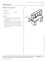 Предварительный просмотр 13 страницы Kimball Office Transcend Master Packet Complete Series Assembly Instructions Manual