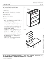 Предварительный просмотр 14 страницы Kimball Office Transcend Master Packet Complete Series Assembly Instructions Manual