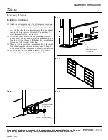 Предварительный просмотр 3 страницы Kimball Office Xsite Privacy Door Assembly Instructions