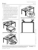 Предварительный просмотр 6 страницы Kimball Fluent Series Assembly Instructions Manual