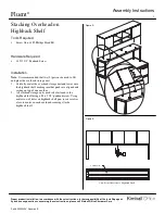 Предварительный просмотр 15 страницы Kimball Fluent Series Assembly Instructions Manual