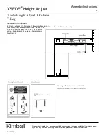 Предварительный просмотр 3 страницы Kimball XSEDE Height Adjust Assembly Instructions