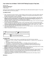 Kimberly-Clark RA3316 User Instructions preview