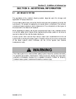 Preview for 83 page of Kimble Custom Chassis C6000 Safety Manual