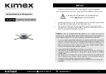 Kimex 052-1000 Installation Instructions Manual preview