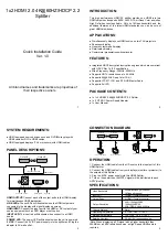 Предварительный просмотр 2 страницы Kimex 130-2102 Quick Installation Manual