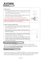 Предварительный просмотр 11 страницы Kimex 161-4320 User Manual