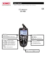 Preview for 1 page of Kimo CO 100 User Manual