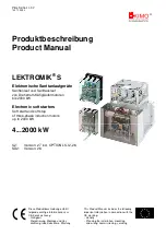 Kimo LEKTROMIK S Series Product Manual предпросмотр