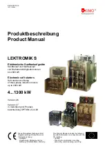 Предварительный просмотр 1 страницы Kimo LEKTROMIK S2 Product Manual