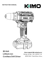 Kimo QM-13809S-T-20 Instruction Manual preview