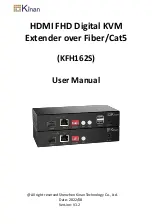 KinAn KFH162S User Manual preview