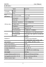 Предварительный просмотр 8 страницы KinAn SW1701 User Manual