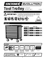 kincrome Evolution K7925 Operation Manual предпросмотр