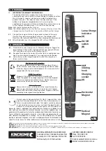 Предварительный просмотр 2 страницы kincrome K10202B Instruction Manual