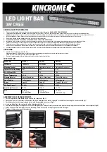 Preview for 1 page of kincrome K10500 Manual