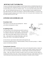 Preview for 3 page of kincrome K12076 Owner'S Assembly And Operating Manual