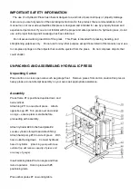 Предварительный просмотр 3 страницы kincrome K12093 Owner'S Assembly And Operating Manual