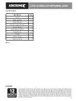 Предварительный просмотр 9 страницы kincrome K12101 Manual