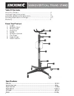 Preview for 2 page of kincrome K12120 Manual