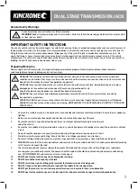 Preview for 3 page of kincrome K12134 Manual