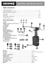 Предварительный просмотр 2 страницы kincrome K13271 Manual