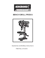 kincrome K15310 Operation And Safety Instructions preview