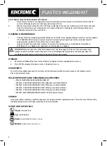 Preview for 8 page of kincrome K15353 Quick Start Manual