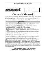 Preview for 2 page of kincrome K16130 Owner'S Manual