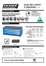 kincrome K7783 Operation Manual preview