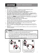 Preview for 3 page of kincrome K8036 Manual