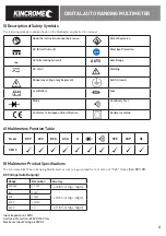 Предварительный просмотр 5 страницы kincrome K8315 Manual