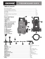 Предварительный просмотр 2 страницы kincrome KP1701 Original Instructions Manual