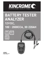 kincrome KP8501 Manual предпросмотр