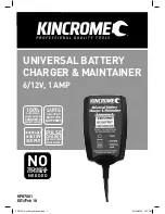 Preview for 1 page of kincrome KP87001 Manual