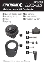 kincrome LOK-ON K2958RK Instructions предпросмотр