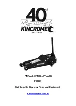 kincrome P12067 Assembly And Operating Manual preview