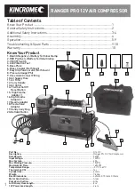 Preview for 2 page of kincrome RANGER PRO K13010 Manual