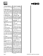 Предварительный просмотр 7 страницы Kind MCX 124 User Manual