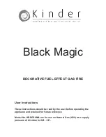 Kinder Black Magic KRDCD0MN User Instructions предпросмотр