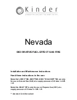 Kinder Nevada KNVC**MN Installation And Maintenance Instructions Manual предпросмотр