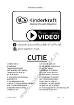 Preview for 1 page of Kinderkraft CUTIE User Manual