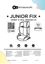 Kinderkraft JUNIOR FIX Manual preview